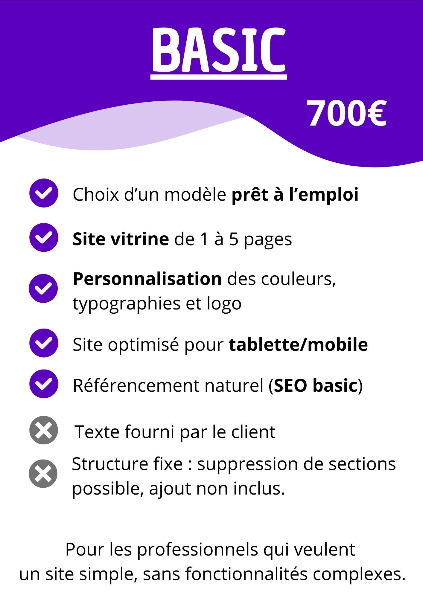offre basic vitrine